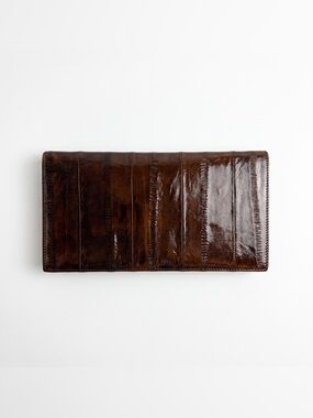 VINTAGE GENUINE EEL SKIN WALLET KOREA
